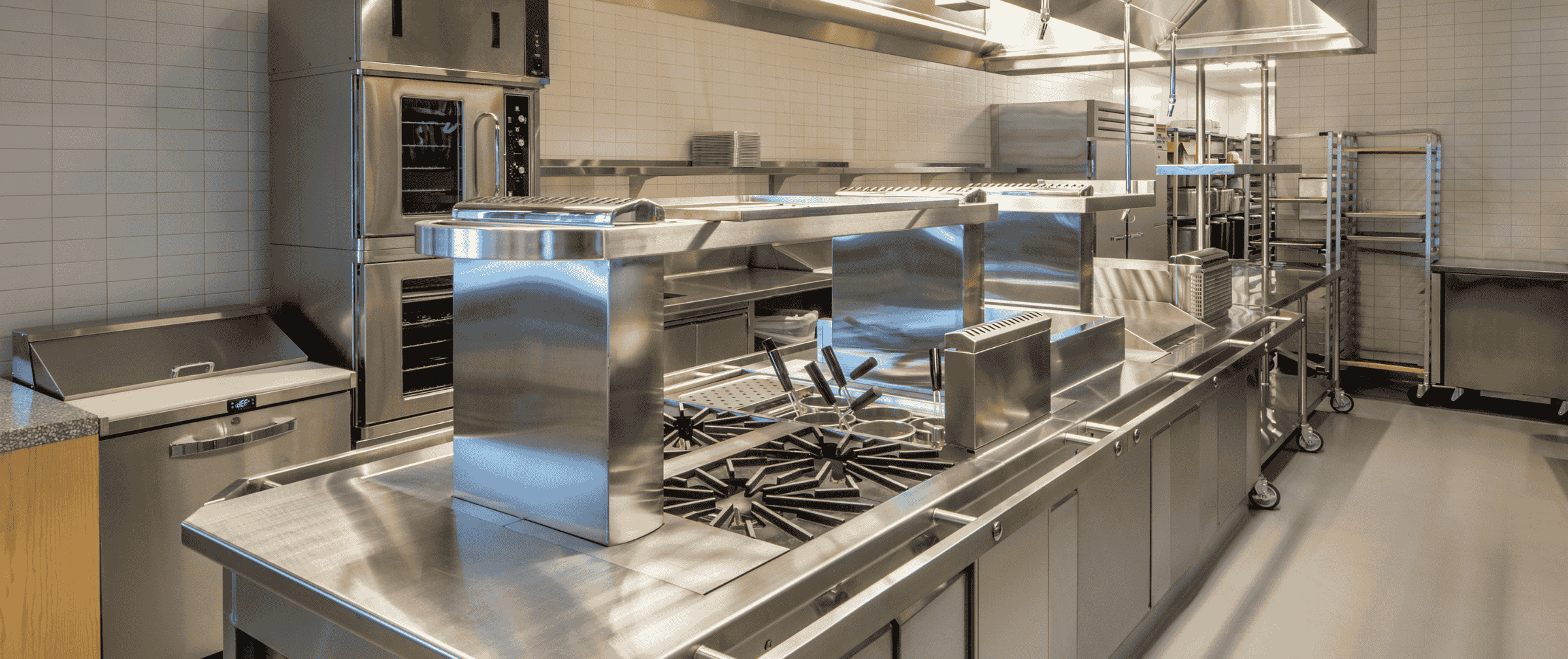 Clean Industrial Kitchen