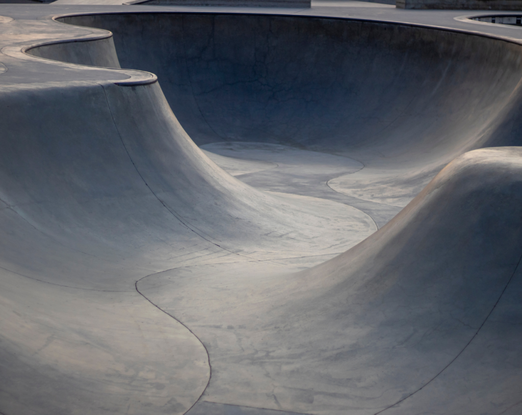 a clean skate park