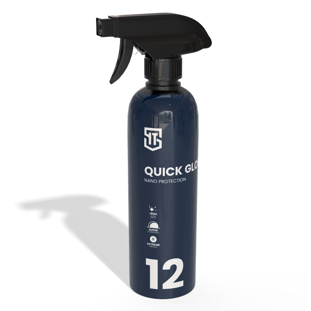 A bottle of Shieldit Innovations Quick Gloss