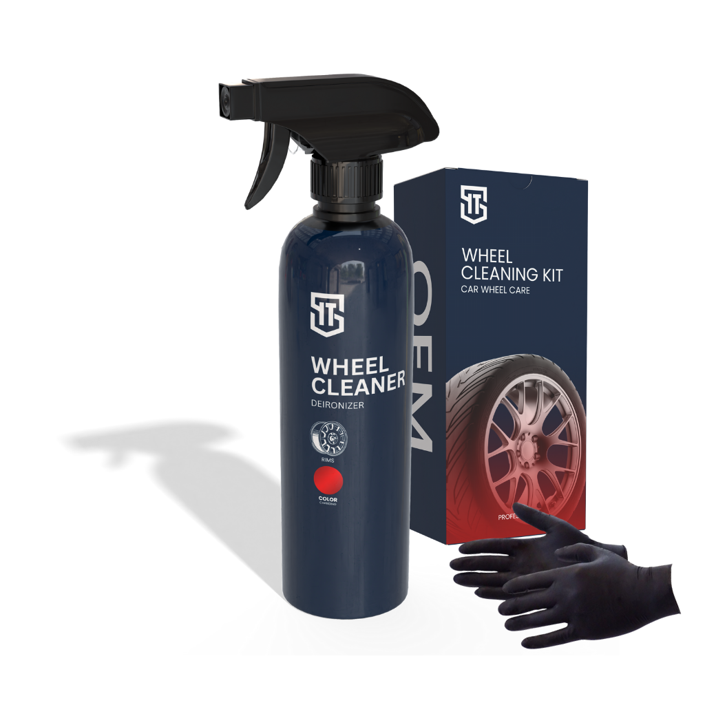 A bottle of Shieldit Innovations Wheel Cleaner